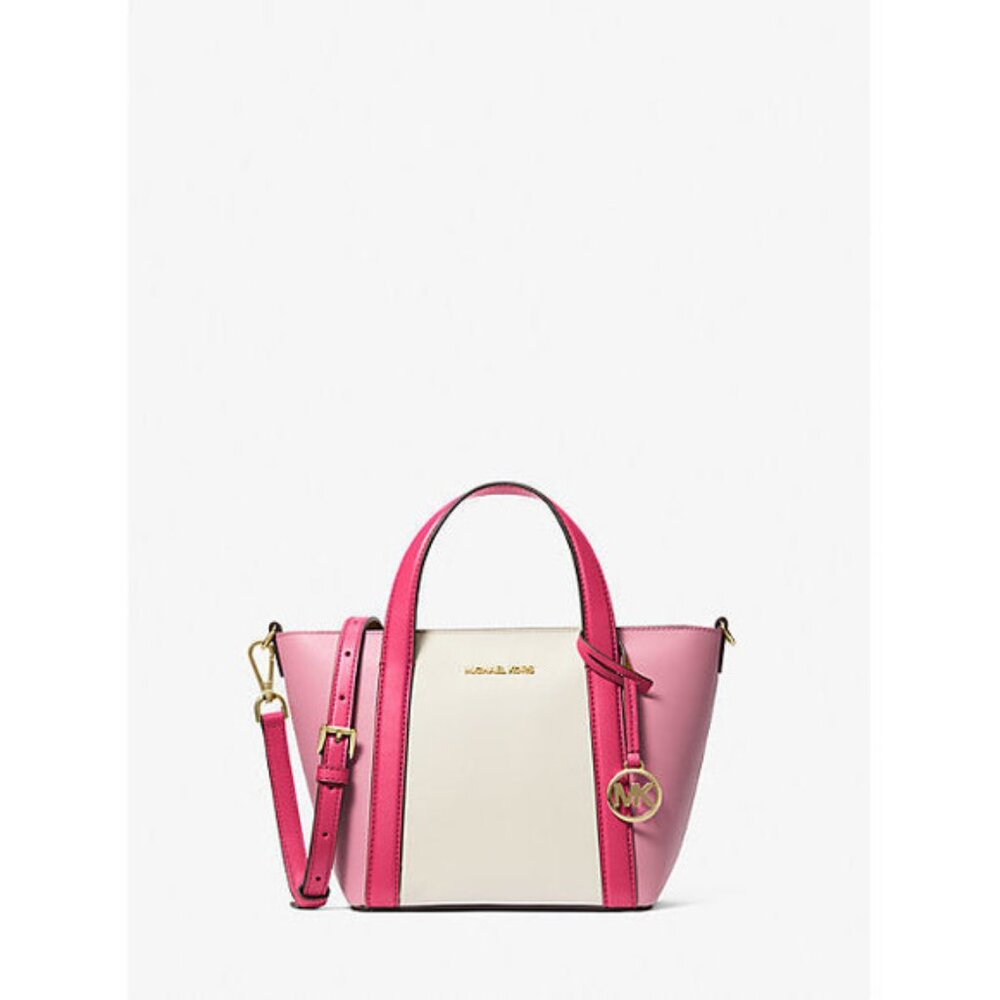 NWT Michael Kors Pratt Small Color-Block Tote Bag